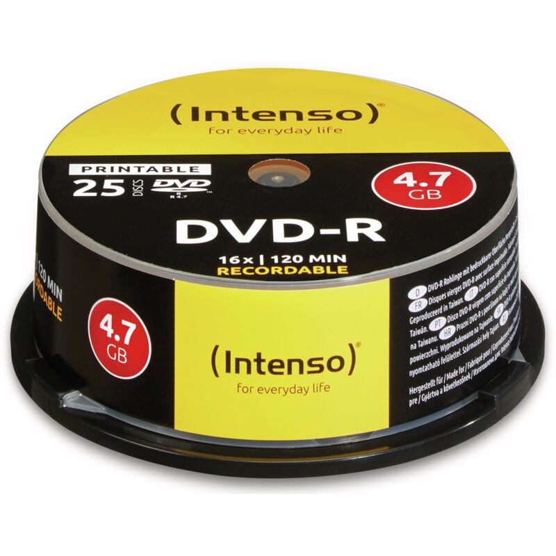 Dvd-r Spindel (bedruckbar) - Intenso