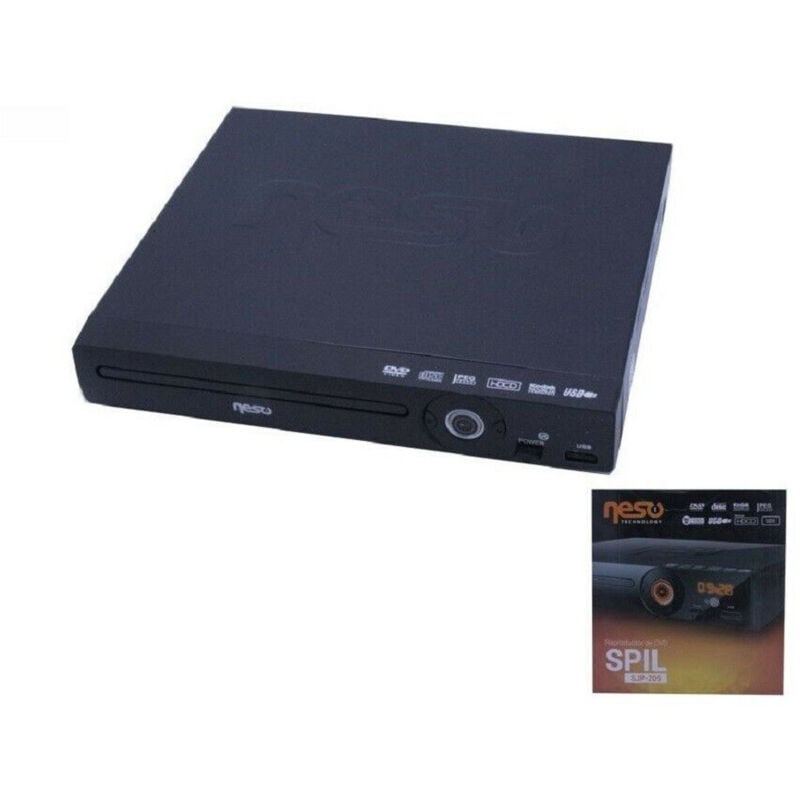 Trade Shop Traesio - Trade Shop - DVD-DIV-CD-MP3-PLAYER usb-hdmi-media-player fernbedienung sd-jpeg SJP-205 -