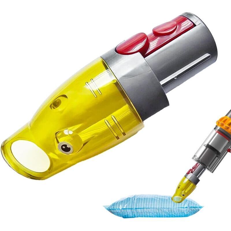Dyson Staubsaugerzubehör, Staubsaugerdüse mit Beutel, Staubsaugerdüse für Dyson V7 V8 V10 V11 V12 V15 – Dyson Staubsauger FLITI