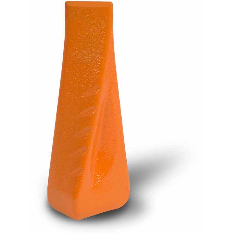 Spaltkeil, Holzspalter aus Stahl Größe 4 x 6 x 19 cm, Drehspaltkeil zum einfachen, sicheren Holz Spalten, Profi-Werkzeug, Holzspaltkeil, Holzspalter