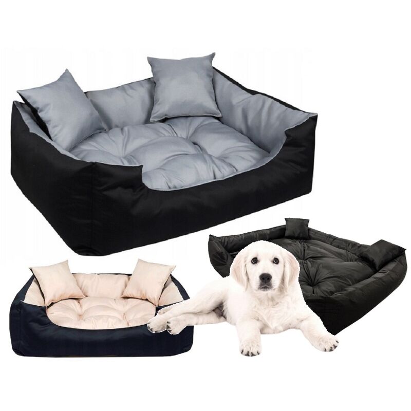 ECCO Laufstall-Hundebett 75x65 cm, wasserdicht, grau
