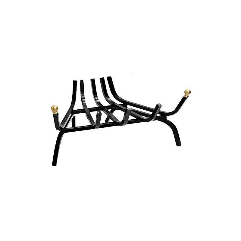 Led Leds - Bruculegna für Kamin dreieckigem Eisen, gegrilltem Eisen -Brazier für Kamin