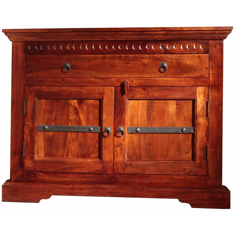 Eckkommode Akazie 107x54x80 nougat lackiert oxford 505