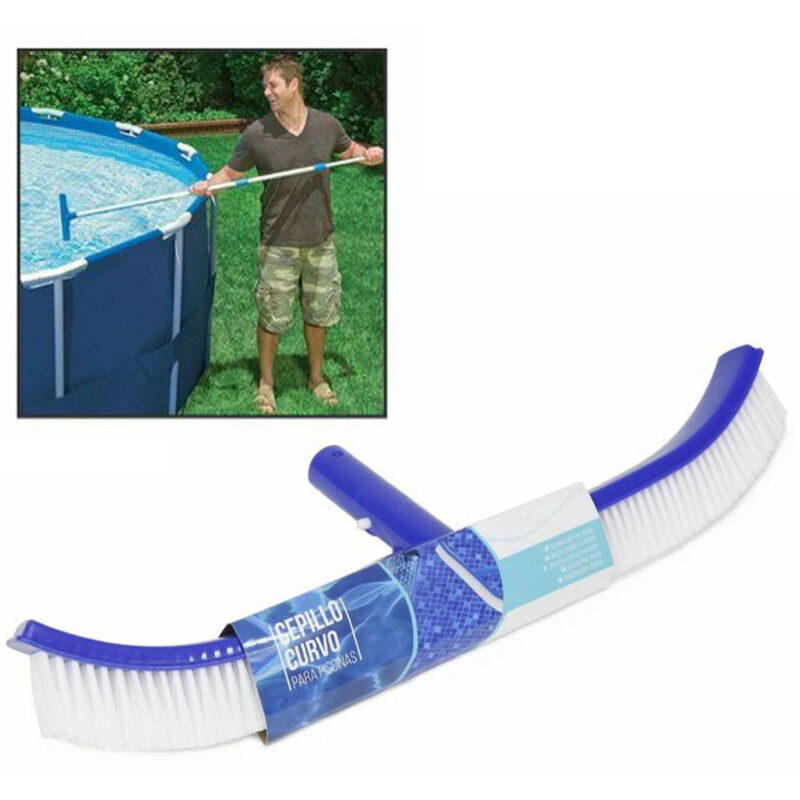 Trade Shop - GEBOGENE ECKENBÜRSTE ZUR REINIGUNG DER ECKEN, DES BODENS UND DER WÄNDE DES POOLS BRUSH 40 -