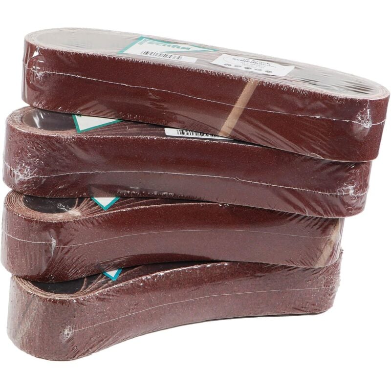 Schleifband 50x686 mm 35 Schleifbänder Mix Sortiment Korn 24-40-80-120 - Eckra