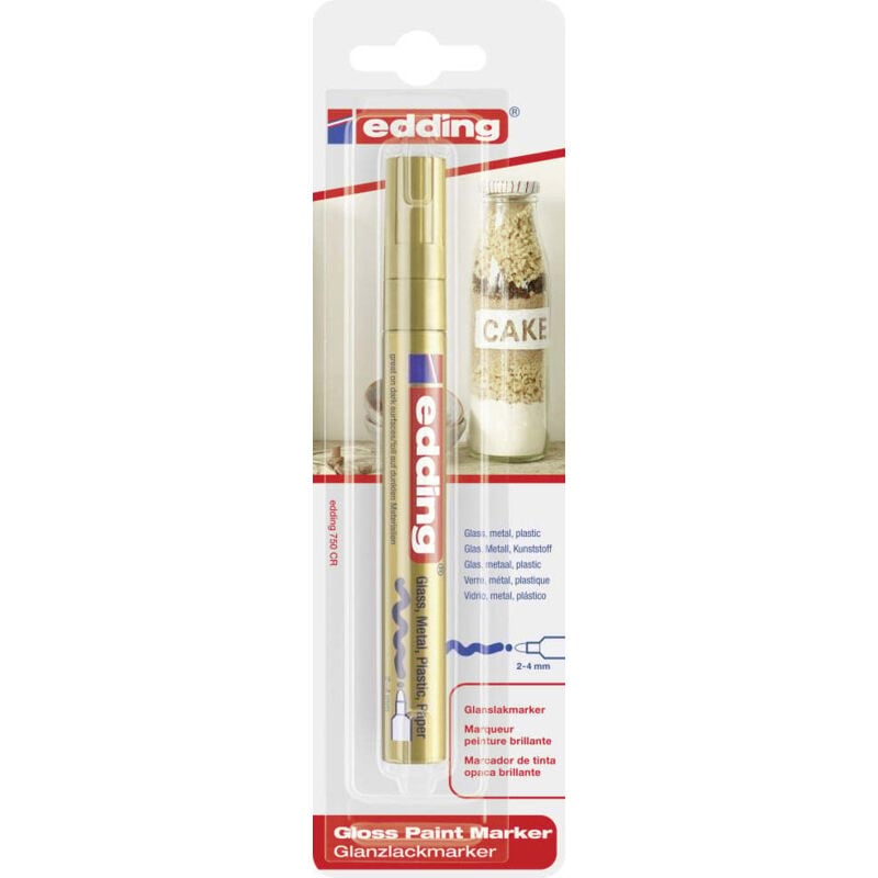 edding 750 gloss paint marker gold 2 - 4 mm Pinsel & Stifte