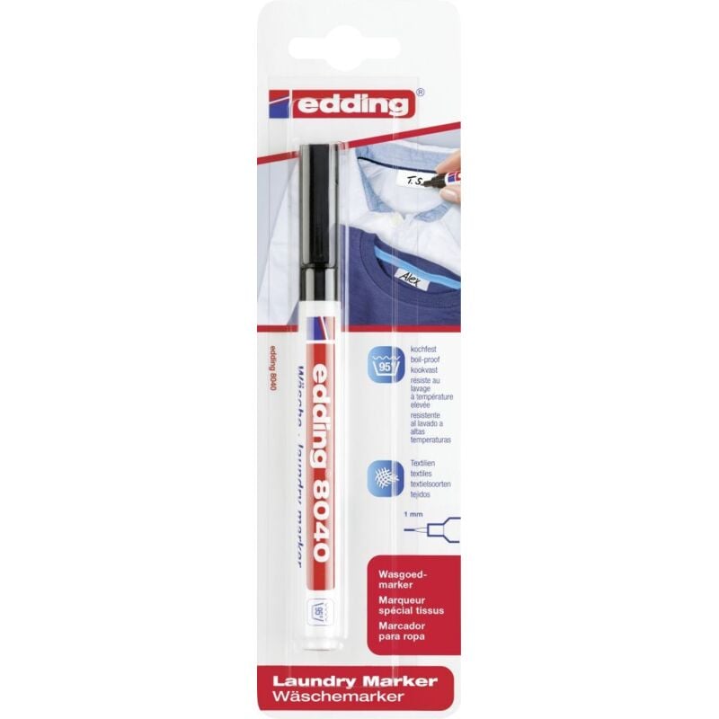 edding 8040 laundry marker schwarz Pinsel & Stifte