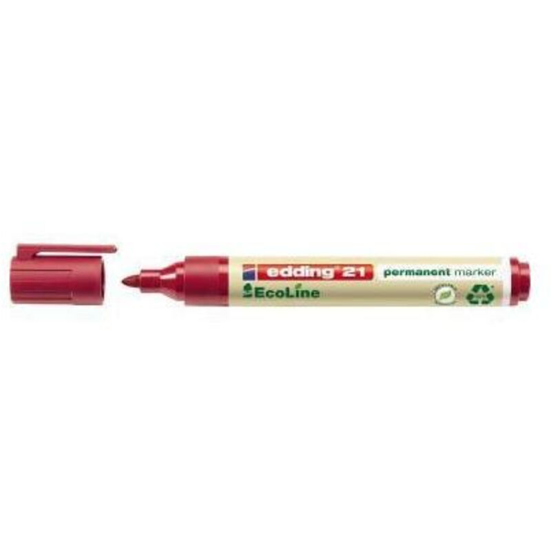 Edding - Permanentmarker 21 EcoLine 1,5-3mm rot 21 EcoLine 1,5-3mm rot