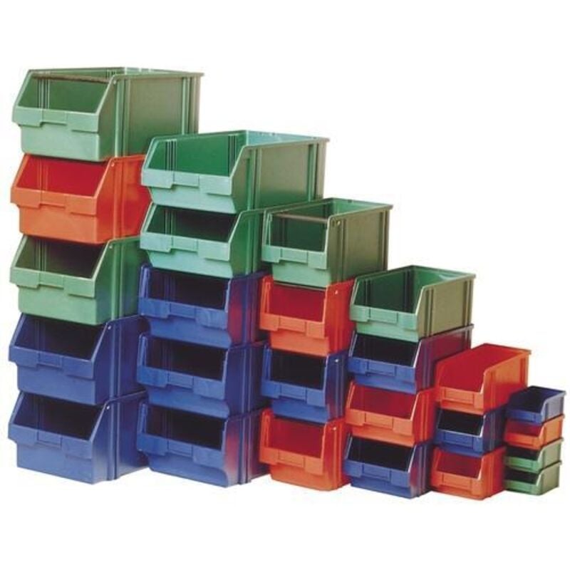 La-ka-pe LK2 grün Sichtlagerkasten L330/298xB210xH155mm ps grün