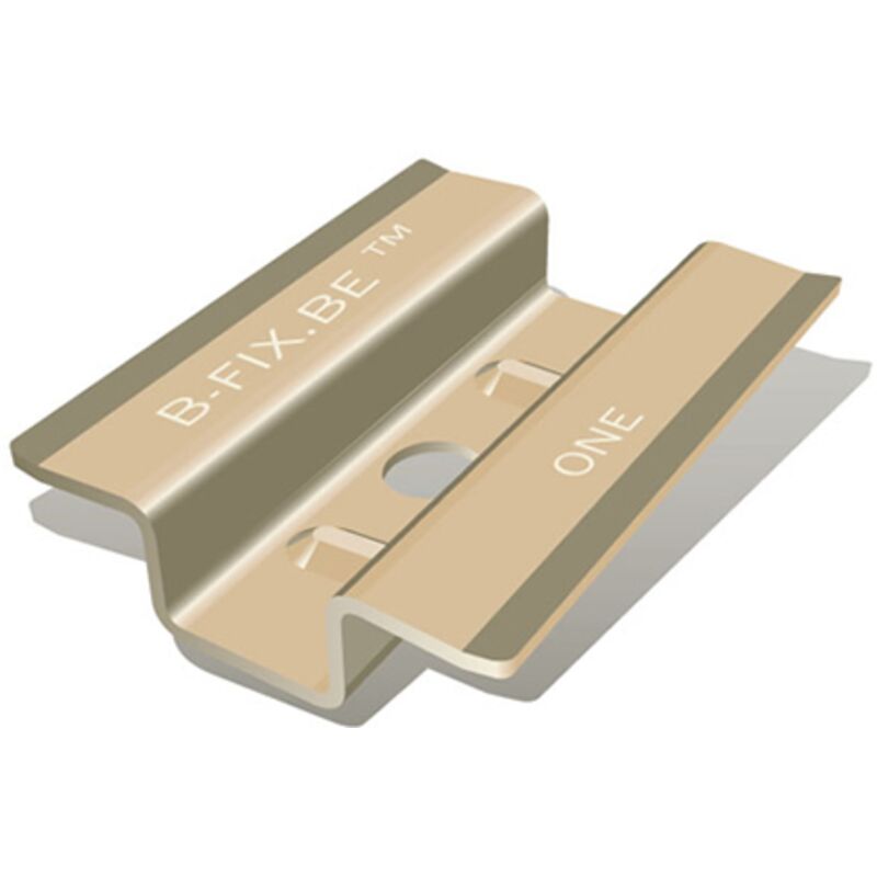 Edelstahl B-Fix Clips zur blinden Befestigung von Terrassendielen