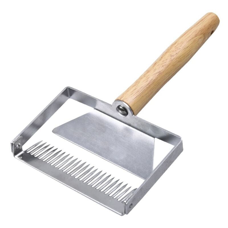 Edelstahl-Entdeckungsgabel, Honigextraktionsschabwerkzeug, Imkereizubehör (26 Stifte)