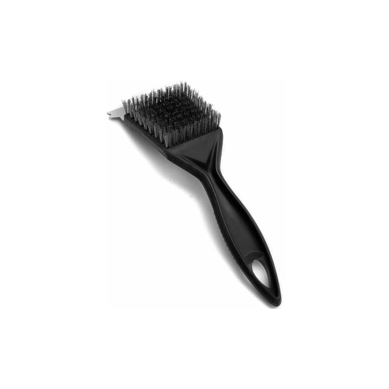 SNQ - Edelstahl-Grillbürste, Drahtbürste, Reinigungswerkzeug mit Schaber, für Holzkohlegrill, Elektrogrill, Smoker