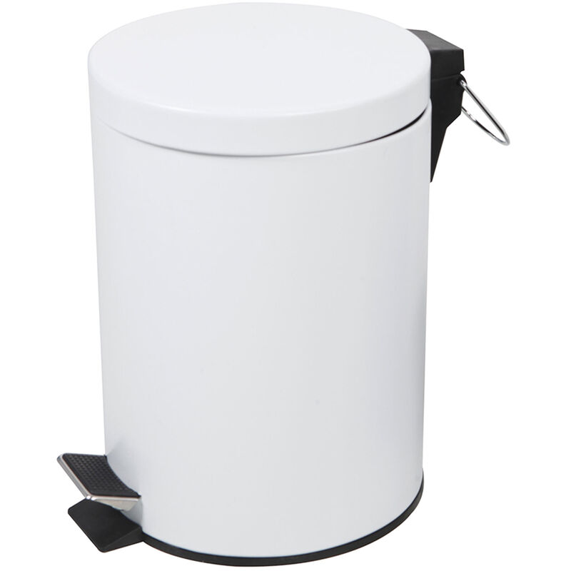 Edelstahl Kosmetik-Mülleimer 5 Liter -MTM1000-1001-weiß-var