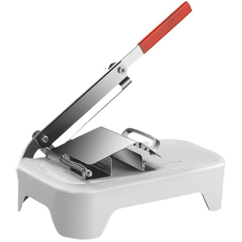 Edelstahl Manuelle Fleischschneider Allesschneider Schneidemaschine Wurstschneider Gefrorene Hammel Schneider für Speck, Mutton, Schinken