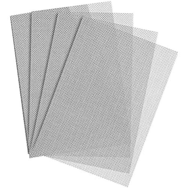 Edelstahl-Metallgewebe, Netzfilter, Netzabdeckung, Netz, Blattfiltergitter, Siebfilter, Anti-Insekten-Ratten im Garten, 21 x 30 cm