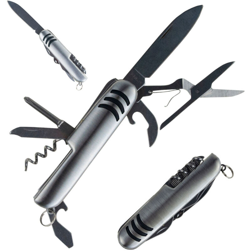 EE65 SIRVIVAL Multifunktions-Taschenmesser für Touristen, Öffner, Schraubenzieher, Schere