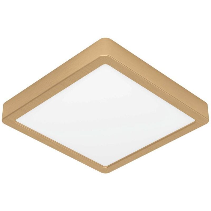 Led Deckenleuchte Fueva 5 messing 21 x 21 cm Deckenlampen & Kronleuchter - Eglo