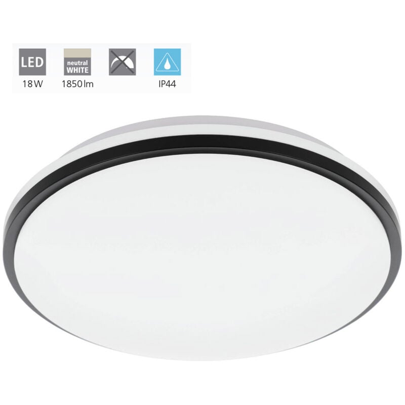 Eglo - led Deckenleuchte Pinetto ø 34 cm neutralweiß Deckenlampen & Kronleuchter