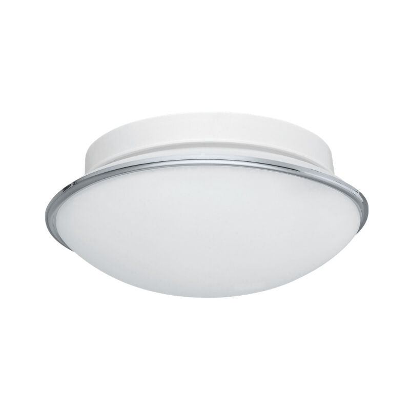 Eglo - Dolly Decken-/Wandleuchte 23,5cm rund, Glas, Chrom (31016)