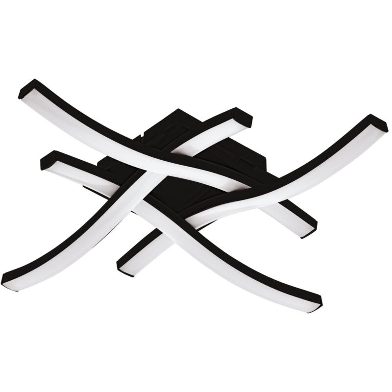 Eglo LED Deckenleuchte Cabezas-E 20W, 2480 lm, 3000K, warmweiß, Stahl, Kunststoff Deckenlampen & Kronleuchter