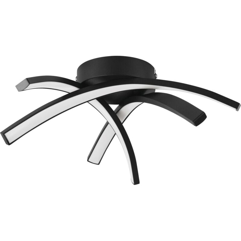 Led Deckenleuchte Destro-E schwarz weiß 37 x 35,5 cm Deckenlampen & Kronleuchter - Eglo