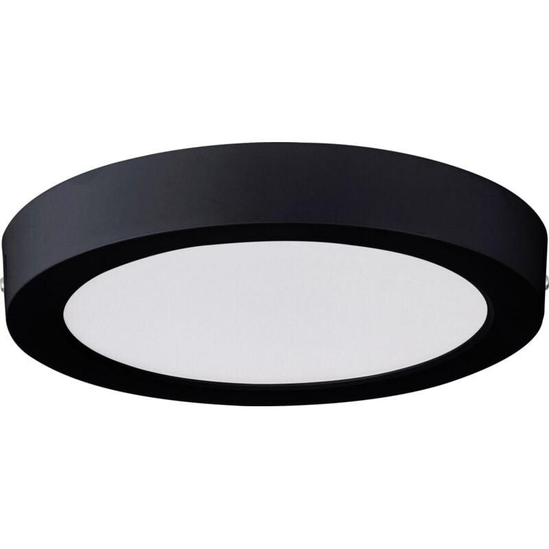 Eglo - led Deckenleuchte Idun-E schwarz ø 22,5 cm neutralweiß Deckenlampen & Kronleuchter