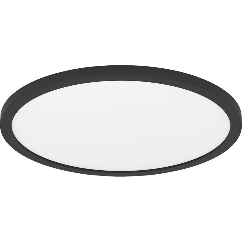 Eglo LED Deckenleuchte Minerario schwarz weiß Ø 30 cm warmweiß IP54 Deckenlampen & Kronleuchter