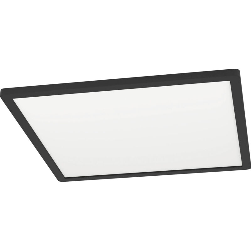 Led Deckenleuchte Minerario schwarz weiß 39 x 39 cm warmweiß IP54 Deckenlampen & Kronleuchter - Eglo