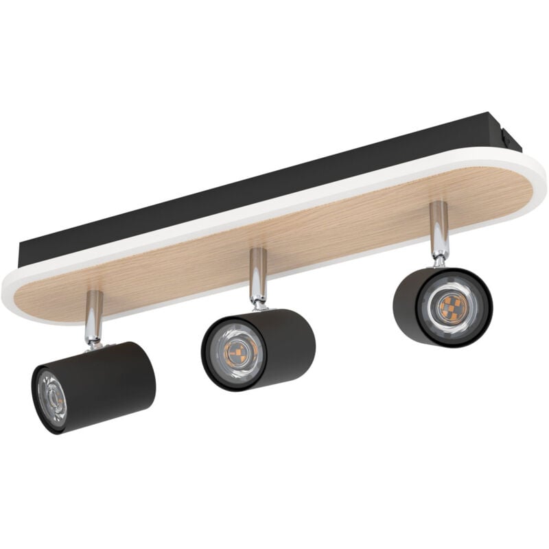 Led Deckenleuchte Rimbocchi 3x6W, schwarz, warmweiß Deckenlampen & Kronleuchter - Eglo