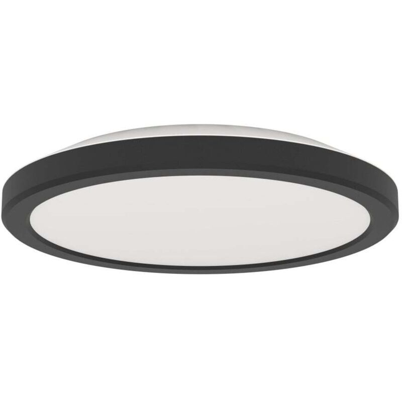 Led Deckenleuchte Testara-E schwarz ø 21 cm warmweiß Deckenlampen & Kronleuchter - Eglo