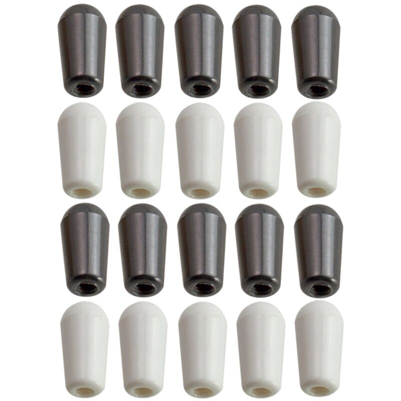 Ein Satz Von 20 Gitarren 3 Wege Kipp Schalter Kappen Erinnerungs Knopf Für / Zubehör 4Mm