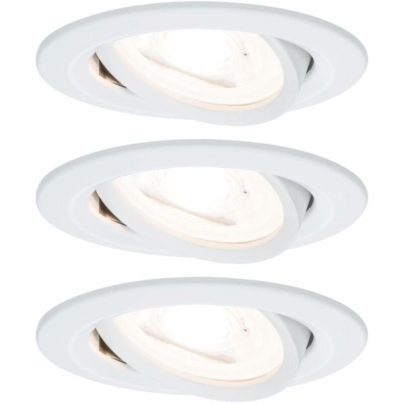 Paulmann - led Einbauleuchte Nova 3x6,5W schwenkbar weiß matt Deckenlampen & Kronleuchter
