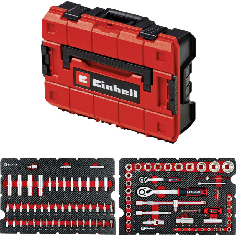 Einhell 92-tlg. Werkzeugkoffer Werkstatt 370514 Werkzeugkoffer bestückt