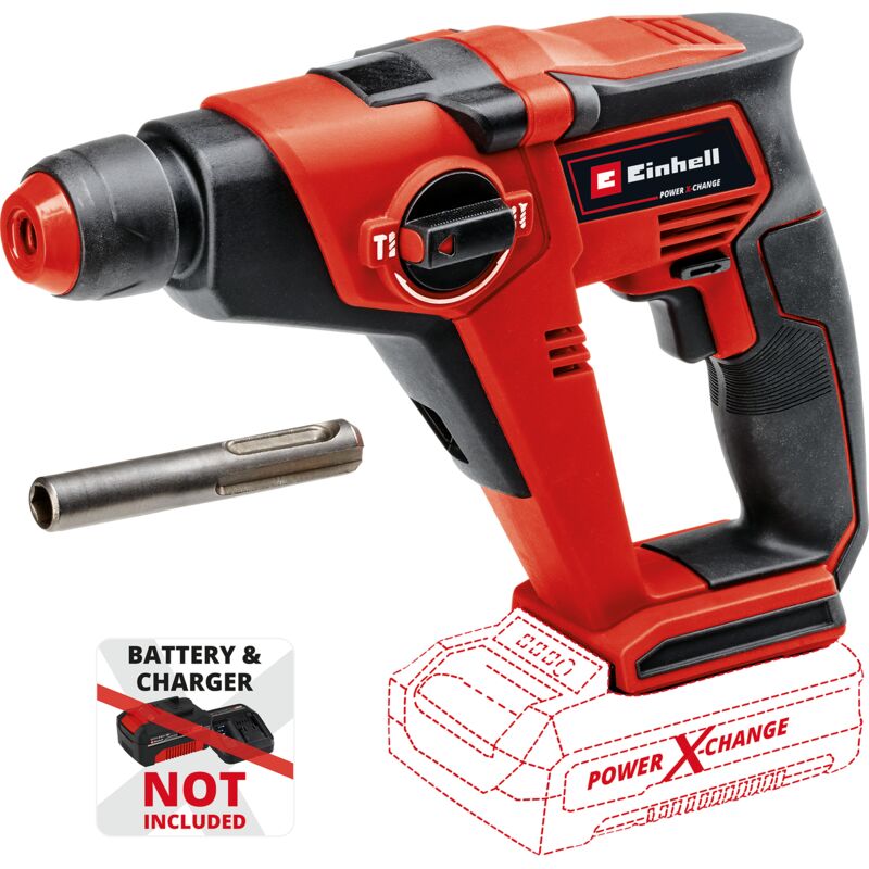 Akku-Bohrhammer te-hd 18/12 Li Solo 18 v Bohrhammer - Einhell