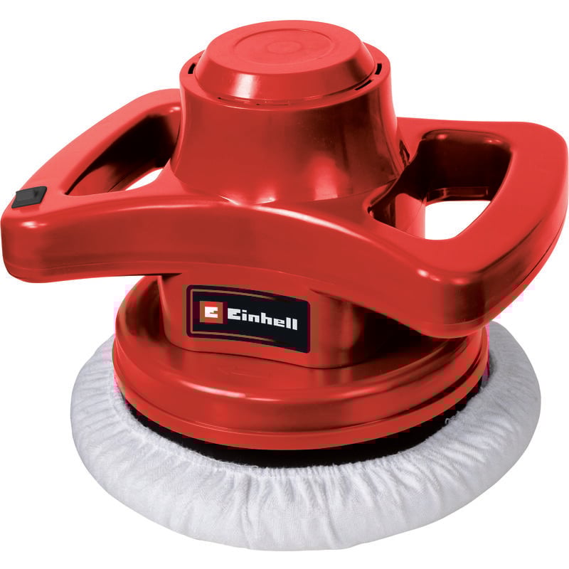Auto-Poliermaschine cc-po 90 (An-/Ausschalter, handlich und robust, 1 Textilpolierhaube und Synthetik-Polierhaube inklusive) - Einhell