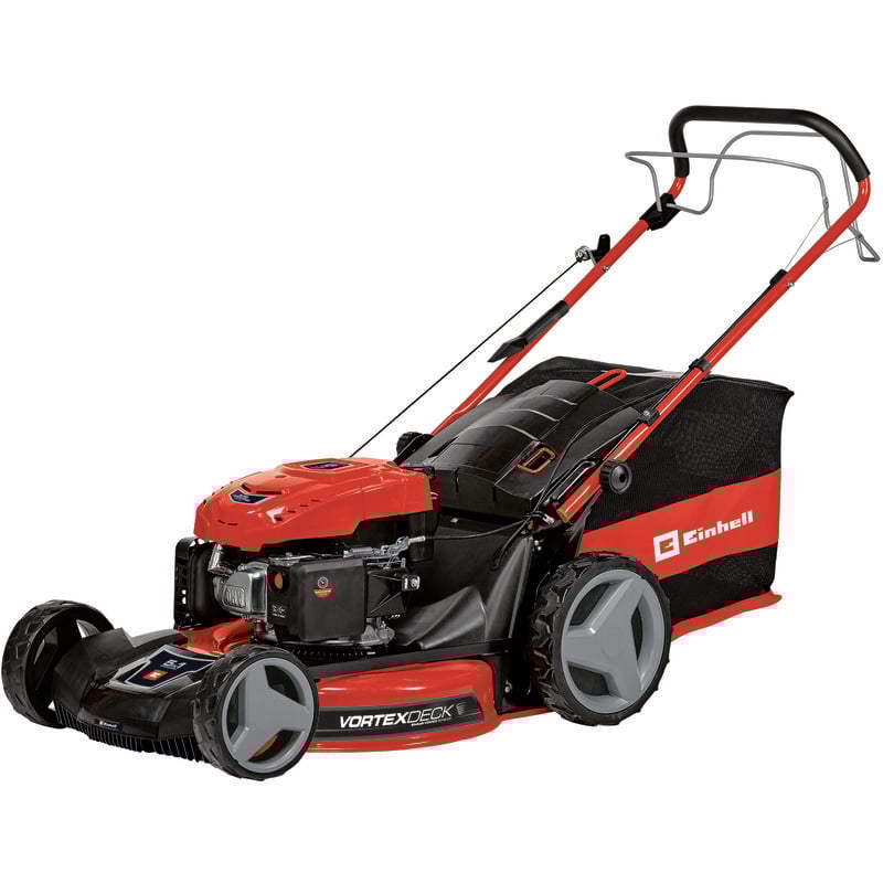 Einhell - Benzin-Rasenmäher gc-pm 56/2 s hw (für 2.200 m², Frontbumper, OHV-Motor mit GT-Markengetriebe Quick-Start-System, Vortex Technology Deck