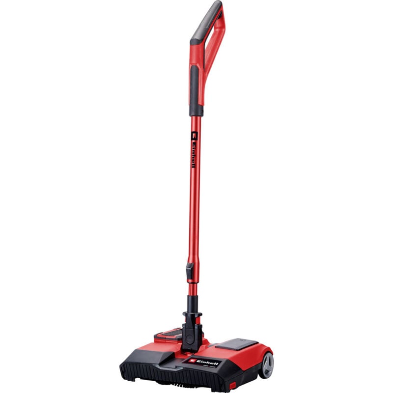 Einhell - Akku-Besen te-fs 18 Li-Solo Power X-Change (18 v, 250 mm breite Kehrwalze, Reinigungslippe, Teleskopstiel, beutellos, LED-Licht, inkl.