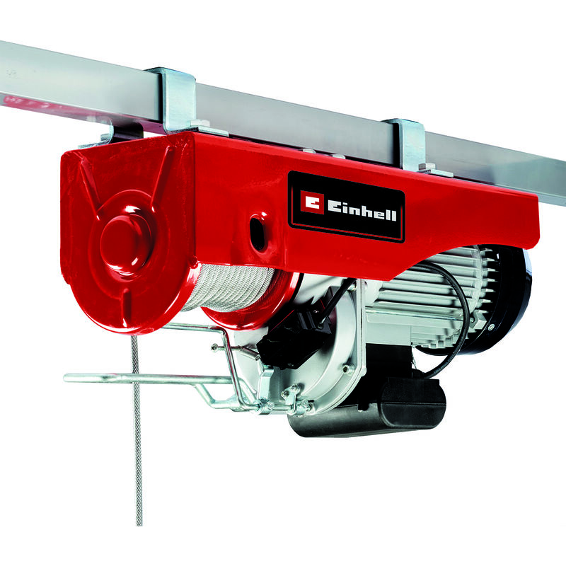 Einhell - Seilhebezug tc-eh 1000 (1.600 w, bis zu 500 kg auf 18 m, bis 999 kg auf 9 m, Not-Aus, autom. Bremse, autom. Endabschaltung, inkl.