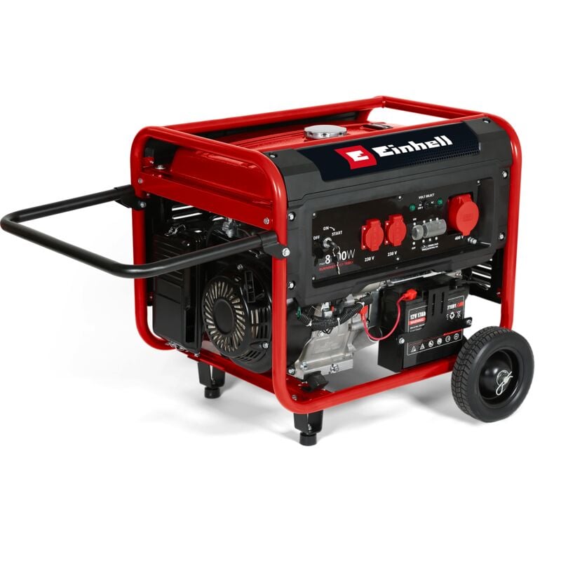 Stromerzeuger (Benzin) tc-pg 8000 (8000 w Maximalleistung, 7500 w maximale Dauerleistung, 25 l Tank, 4-Takt-Motor, 2x 230 v, 1x 400 v,