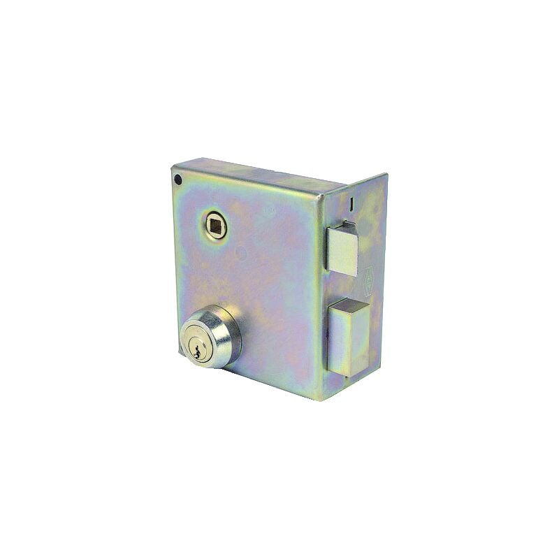 Einpunkt-Aufsatzschloss JPM sas - vertikal mit Nuss - 5-Stifte - 3 Schlüssel - Rechts - 900400-031A