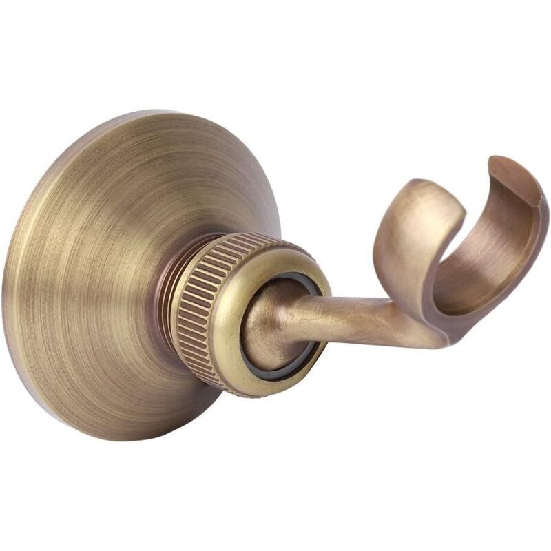 Linghhang - Einstellbare Messing Dusche Kopf Halter Galvanik Dusche Kopf Halterung Heavy Duty Dusche Kopf Halter Halterung Kopf El