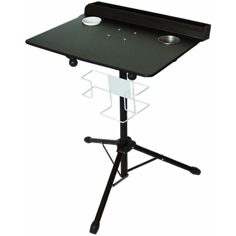 Einstellbare Tattoo Workstation Tätowierung Arbeitsplatz Stehen Schreibtisch Tisch Schwarz