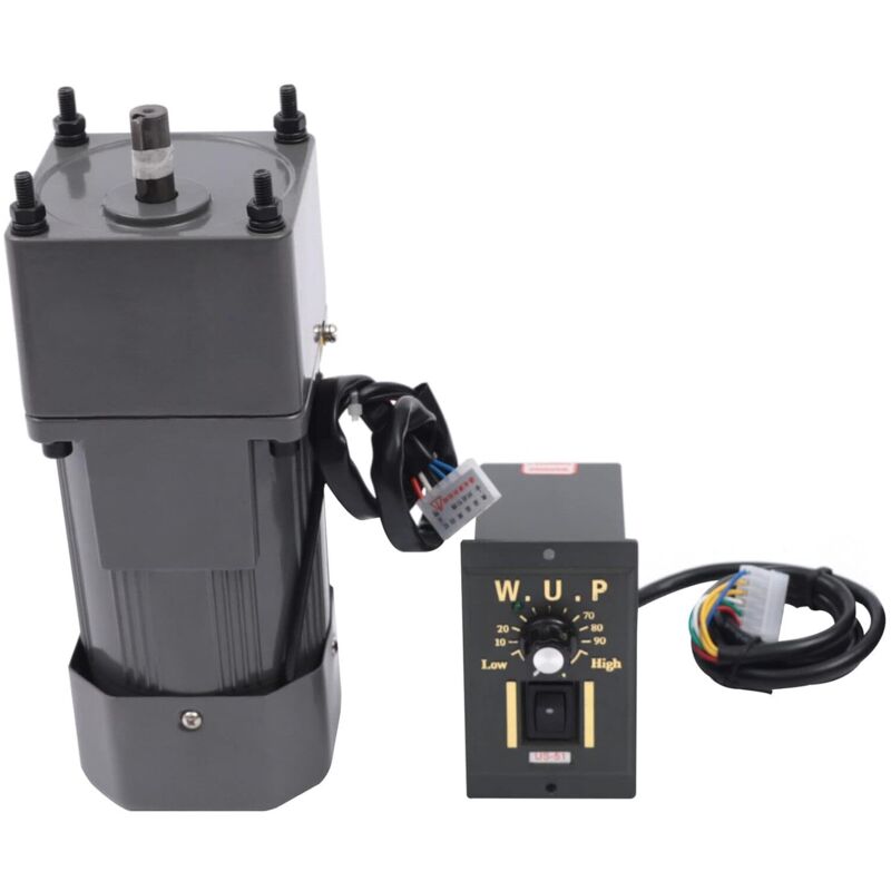 Einstellbarer Zahnradmotor mit hohem Drehmoment, 90 w 220 v ac Gear Motor Electric Motor with Speed Controller Reducer 20 k