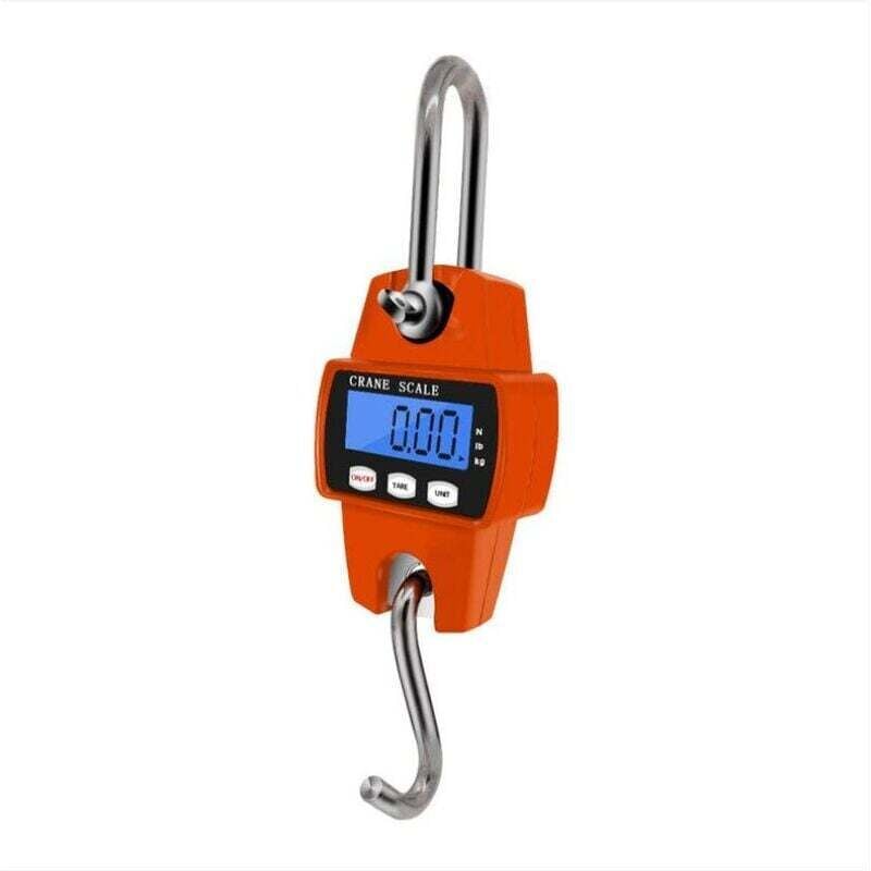 Einteilige Mini-tragbare digitale LCD-Elektronik-Leiter, Spielleiter, Kranleiter mit 300 kg, Leiter mit Haken, Reisekoffer, Angeln, Bauernhof, Jagd,