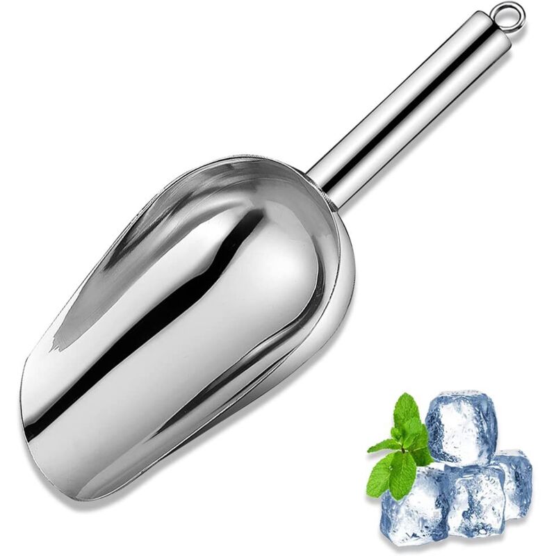 Eiskugelportionierer aus Metall, ca. 170 g, für die Küchen-Eismaschine, ideal für Bars, Hochzeiten und andere Veranstaltungen, aus Edelstahl und