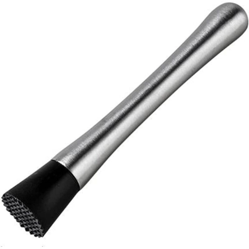 Eisstößel, 25 cm Edelstahl-Cocktailstößel, Bar-Cocktailstößel zum Zerkleinern von Eiswürfeln, Mojito, Küche, Bar, Restaurant