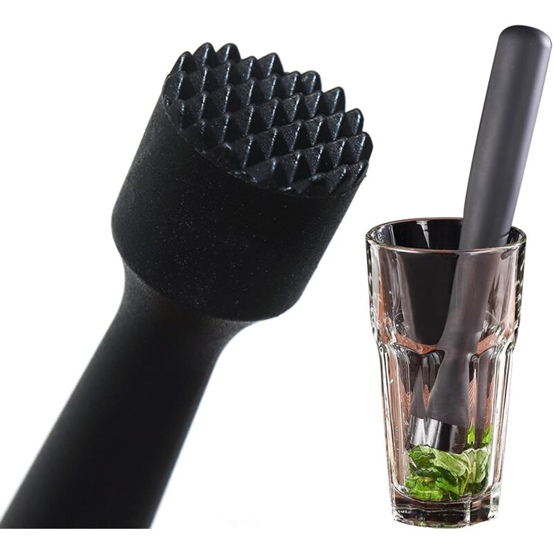 Eisstößel, Cocktailstößel, Cocktailstößel aus Kunststoff, Cocktails, Bar-Cocktailstößel, zum Zerkleinern von Eiswürfeln, Mojito, Küche, Bar,