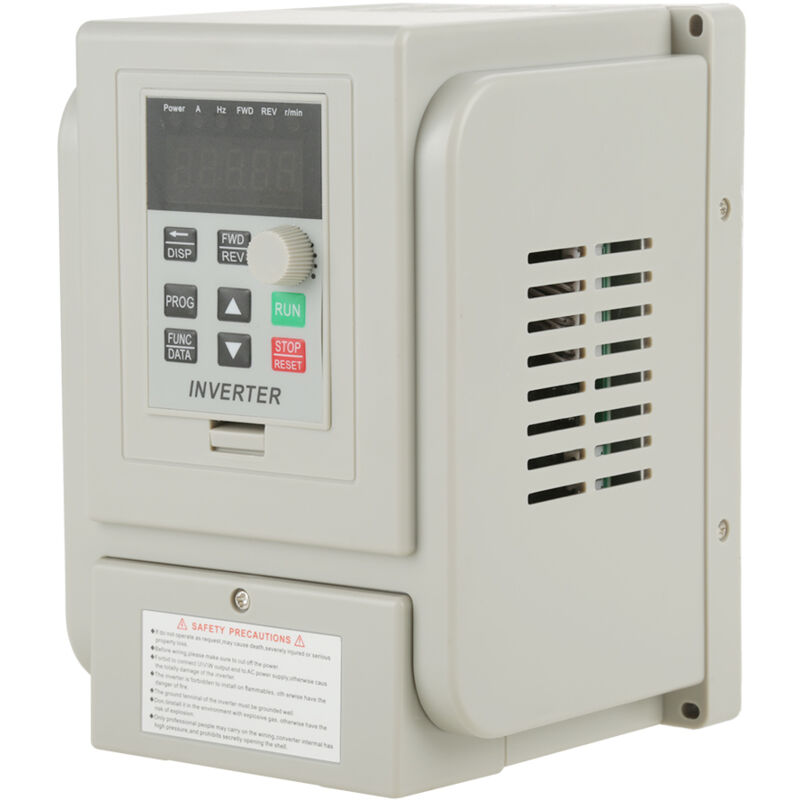 Ej.life - vfd Frequenzumrichter ac 220V 1,5 kw vfd Drehzahlregler Einzelsatz Wechselrichter