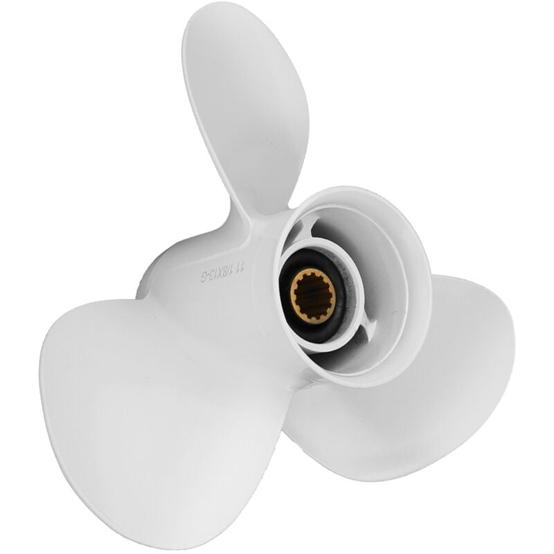 Außenborder Propeller,Motorpropeller 11 1/8 x 13-G,3 Klinge Aluminium Boot Propeller - Außenbordmotor, für 30-60PS - Ej.life
