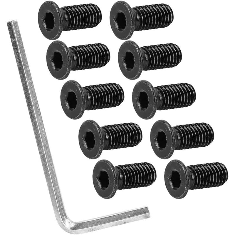 Ej.life - Elektroroller Klappstange Schraube, 10 Stück Elektroscooter Klappstange Legierung Befestigungsschrauben Stehstange Schrauben Ersatz mit
